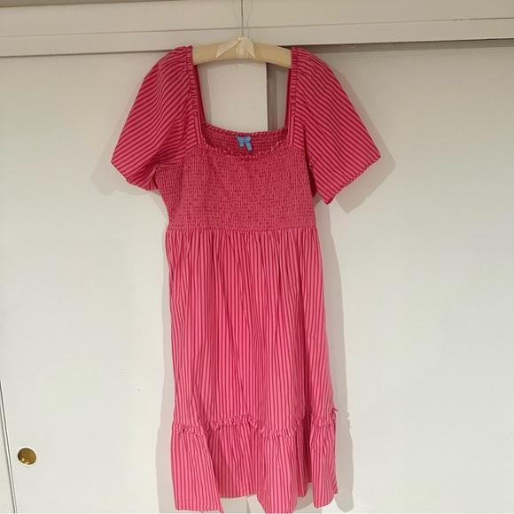Draper James Dresses & Skirts - Draper James Pink Striped Midi Dress